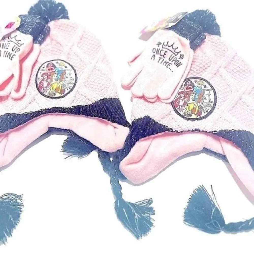 Set of 2 BERKSHIRE Little Girls Little Kid (4-6X) Princess Hat & Gloves Set
